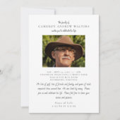 Photo with Messageお祝いof Life 招待状 (正面)