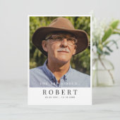 Photo You are Missed Bereavement Funeral Thank You サンキューカード (スタンド正面)