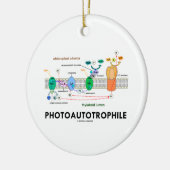 Photoautotrophileの光合性 セラミックオーナメント (左)