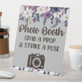 Photobooth Grab a Prop Gothic 結婚フローラ 台座サイン (インサイチュ)