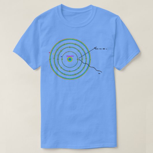 Photoelectron Spectroscopy  Tシャツ (デザイン正面)