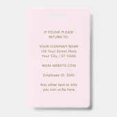 PhotoElegant Soft Gold Crown バッジ (裏面)