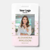 PhotoElegant Soft Gold Crown バッジ (正面)