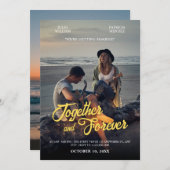 Photogenic wedding  招待状 (正面/裏面)