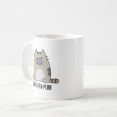 Photograh-purr Funny Cat Photographer Pun コーヒーマグカップ (正面左)