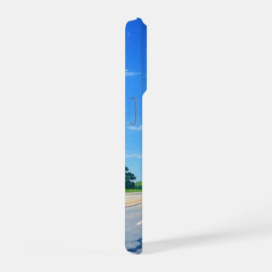 Photograph Edited Image Clear Case for iPhone® iPhoneケース (右側面)