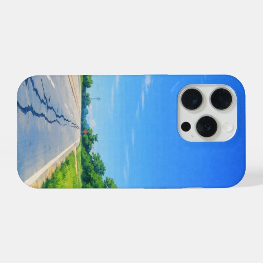 Photograph Edited Image Clear Case for iPhone® iPhoneケース (裏面横)