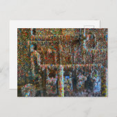 Photograph of the infamous Seattle gum wall ポストカード (正面/裏面)