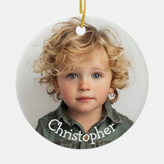 Photograph ornament セラミックオーナメント (正面)