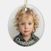 Photograph ornament セラミックオーナメント (左)