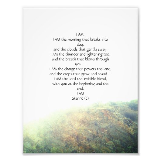 photograph with poem design フォトプリント            (正面)