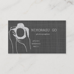 photographer 名刺