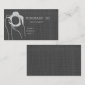 photographer 名刺 (正面/裏面)