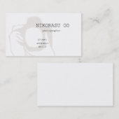 photographer 名刺 (正面/裏面)