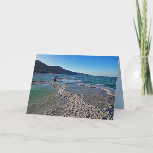 Photographer at Dead Sea、すべての行事・グリーティング カード (正面)