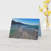 Photographer at Dead Sea、すべての行事・グリーティング カード (黄色い花)