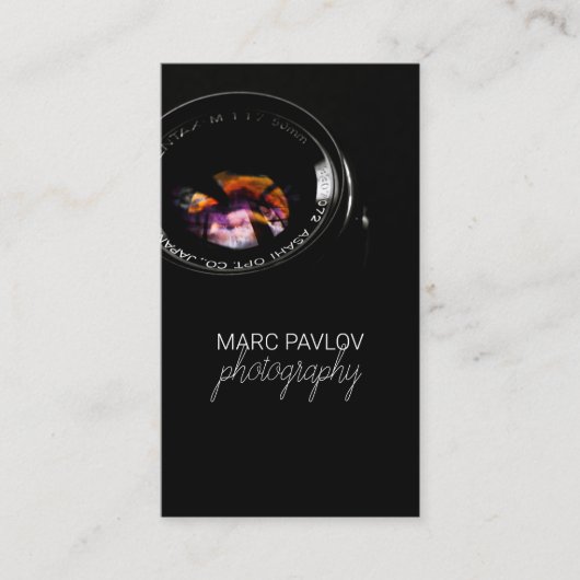 Photographer Business Card 名刺 (正面)