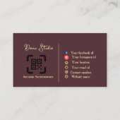 Photographer Business Card  名刺 (裏面)