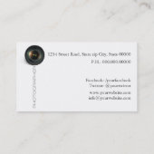 Photographer Business card 名刺 (裏面)
