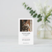Photographer Business Card Template 名刺 (スタンド正面)