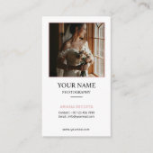 Photographer Business Card Template 名刺 (正面)