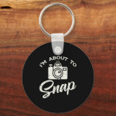 Photographer Camera Im About To Snap Funny Photo M キーホルダー (正面)