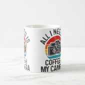 Photographer Gift Coffee  Camera Funny Vintage Pho コーヒーマグカップ (中央)