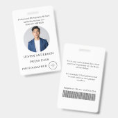 Photographer Press Journalist Id Card Custom Badge バッジ (正面＆裏面)