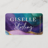 Photographer Purple 名刺 (正面)