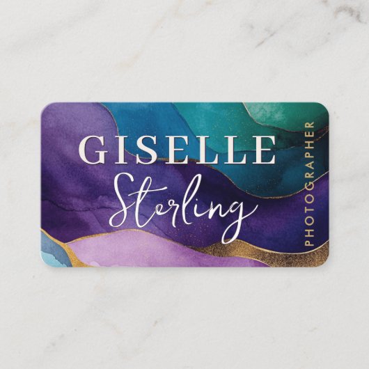 Photographer Purple 名刺 (正面)