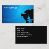 Photographer Simple Business Cards 名刺 (正面/裏面)