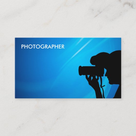 Photographer Simple Business Cards 名刺 (正面)