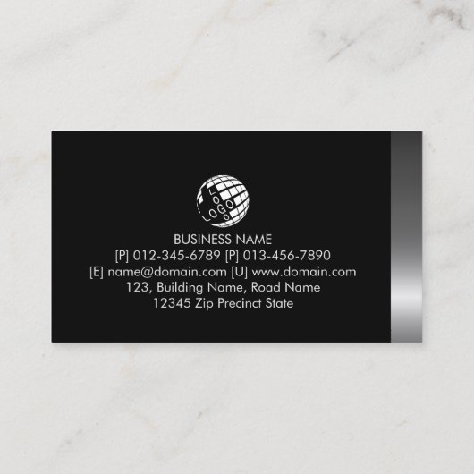 Photographer Visual Arts Media 名刺 (裏面)