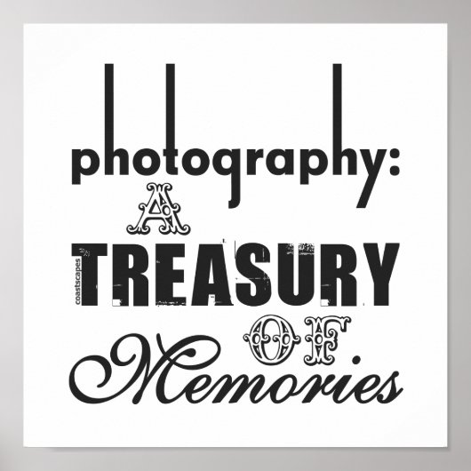 Photography A Treasury of Memories ポスター (正面)