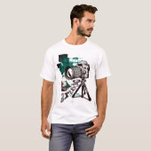 Photography Artistic life Camera on tripod design Tシャツ (正面フル)