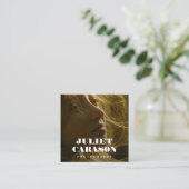 Photography Bold Typography Full photo  スクエア名刺 (スタンド正面)