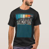 Photography Camera Lens Size Matter Photographer S Tシャツ (正面)