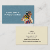 Photography Camera Store or Photographer 名刺 (正面/裏面)
