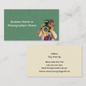 Photography Camera Store or Photographer 名刺 (正面/裏面)