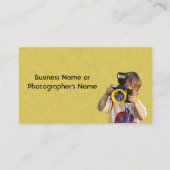 Photography Camera Store or Photographer 名刺 (正面)