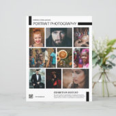 Photography Exhibition Flyer Template (スタンド正面)