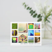 Photography Instagram DIY Square Photosテンプレート ポストカード (スタンド正面)