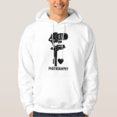 Photography Lover Camera Art Pullover Hoodie パーカ (正面)