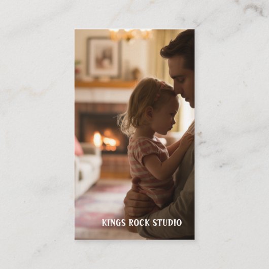 Photography Modern Minimal Simple Photo 名刺 (裏面)