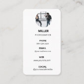 Photography Modern Minimal Simple Photo 名刺 (正面)