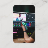 Photography Modern Minimal Simple Photo 名刺 (裏面)