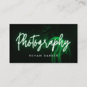 Photography Neon Green  名刺 (正面)