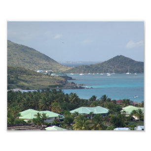 Photography of St. Thomas, VI, カリブの海 フォトプリント