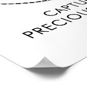 Photography Studio Nameロゴタグライン引用文 ポスター (角)