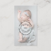 Photography Studio QRロゴ引用文2フォトオーバーレイ 名刺 (正面)